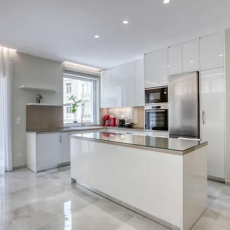 White And Grey Super Luxury Flat Apartment Athens