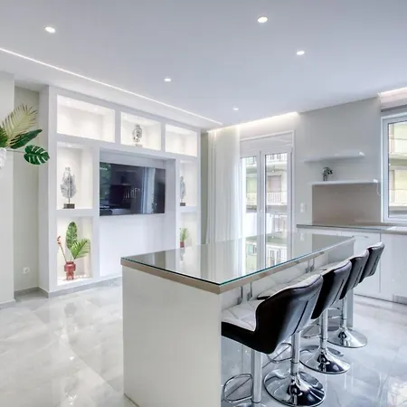 White And Grey Super Luxury Flat Apartment