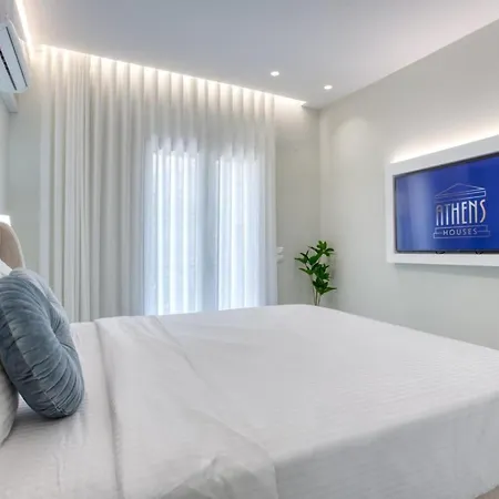 White And Grey Super Luxury Flat Apartment Athens