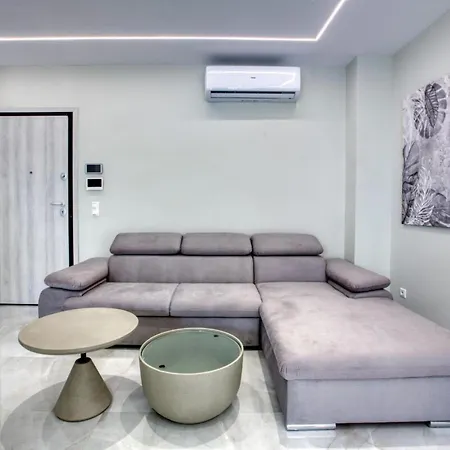 White And Grey Super Luxury Flat * Athens